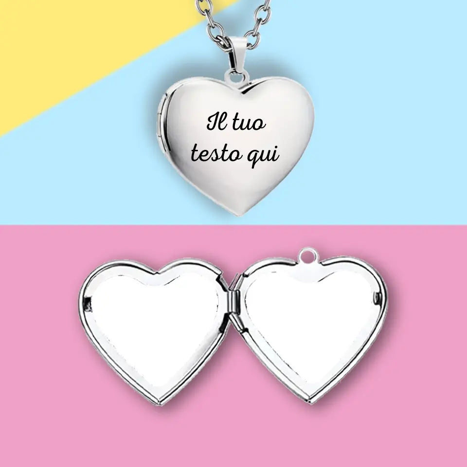 Ciondolo cuore portafoto