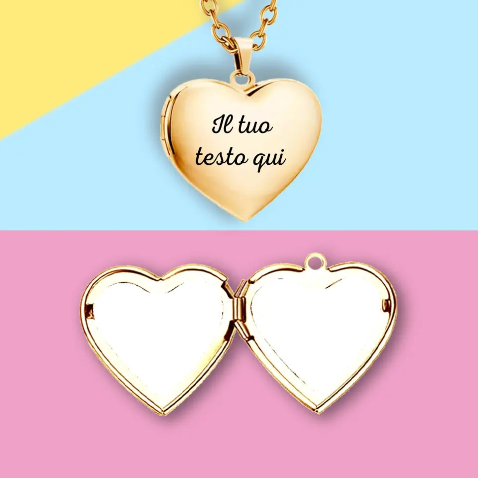 Ciondolo cuore portafoto