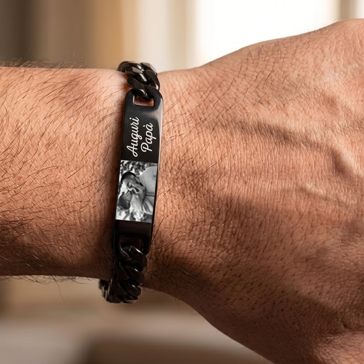Bracciale uomo con foto