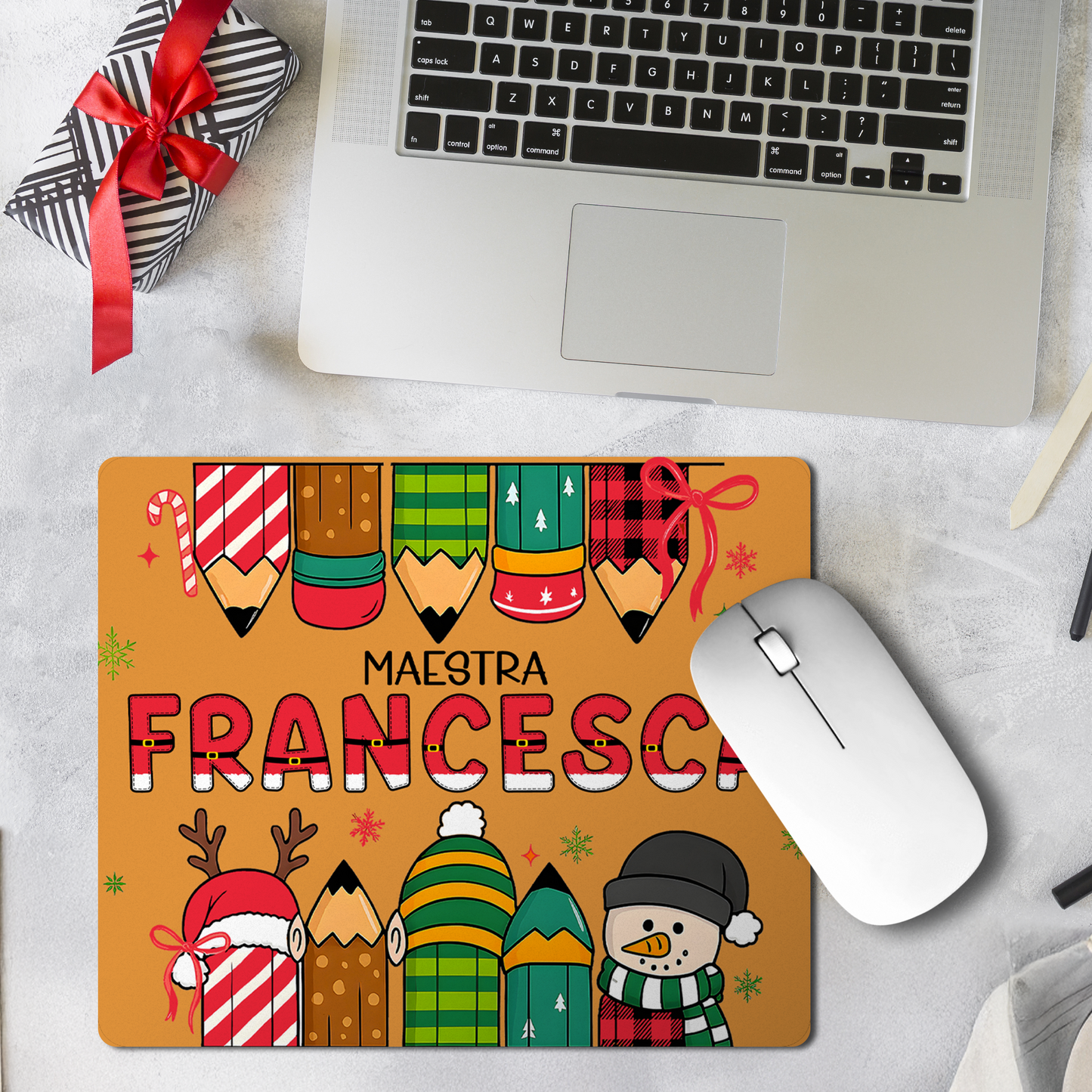 Mousepad "Matite Maestra Natale"