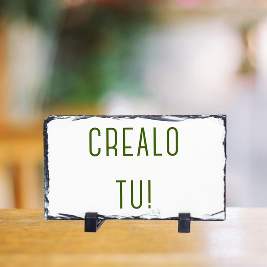 Foto su Pietra Rettangolare Small