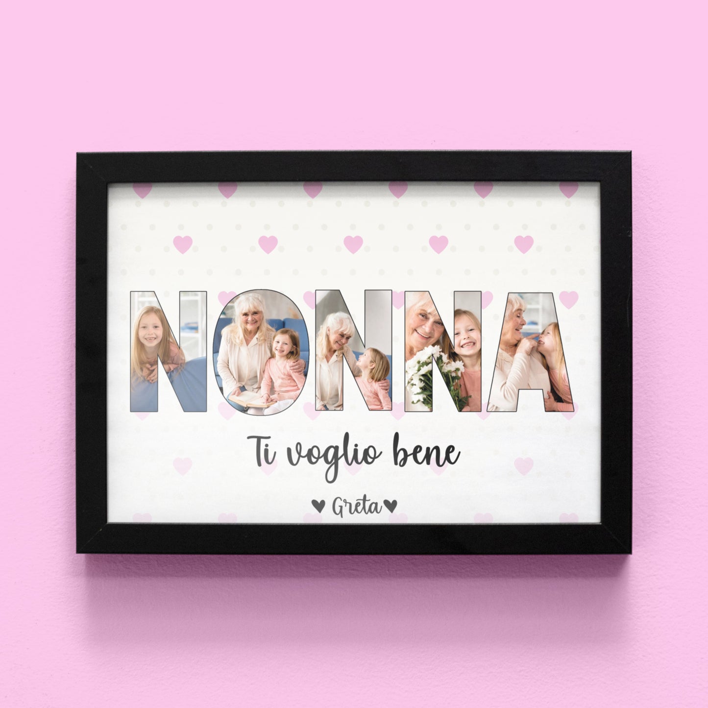 Quadro NONNI con foto