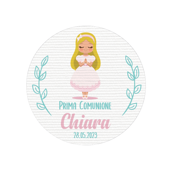 Abito corto fitted in pizzo macramè Bambina, Rosa | Milano Abito corto fitted in pizzo macramè Bambina, Rosa | Milano