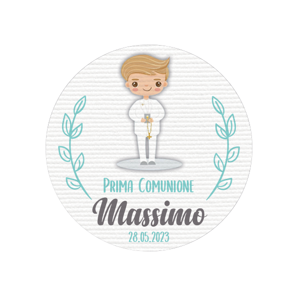 Kit etichette "Comunione Bimbo"