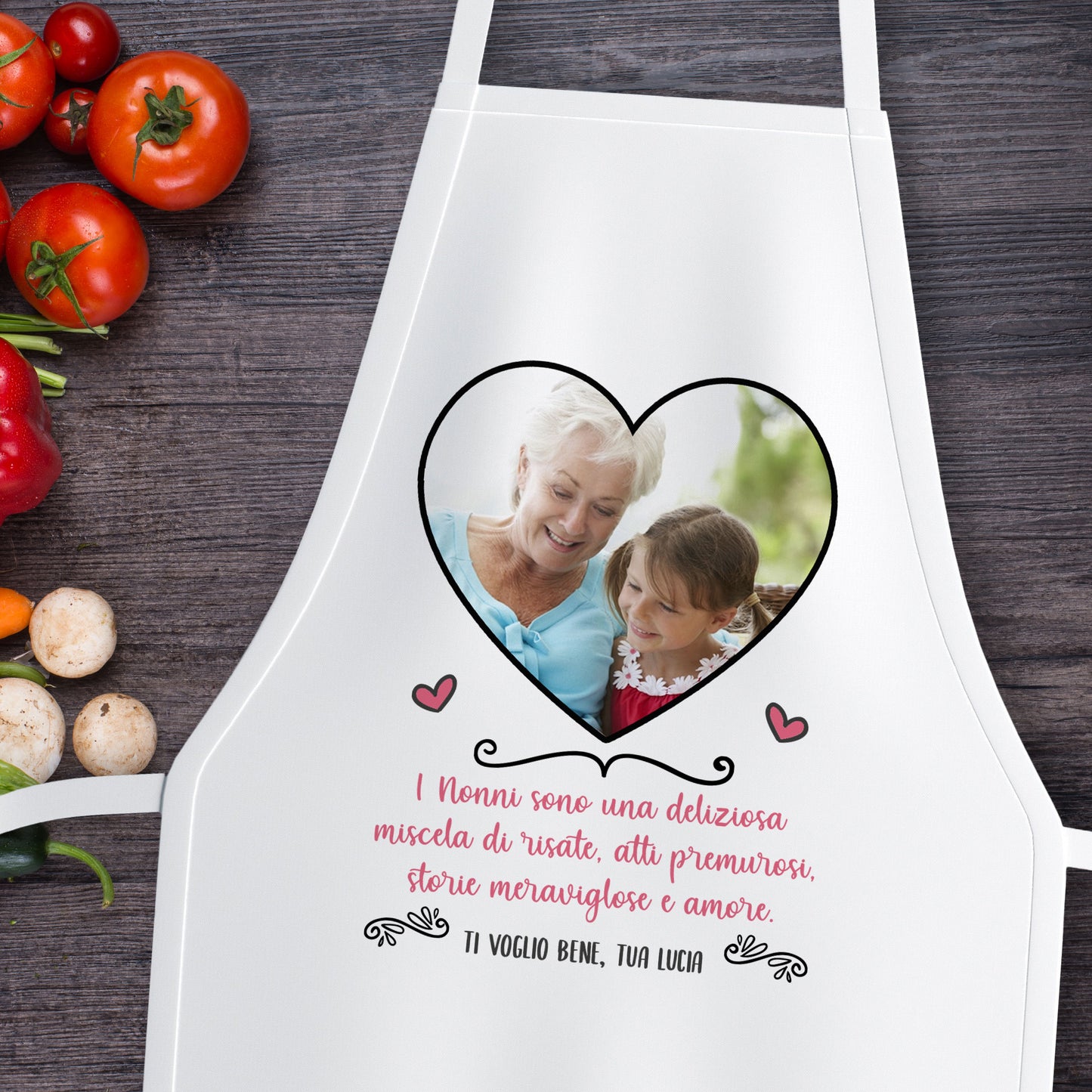 Grembiule da cucina per i Nonni