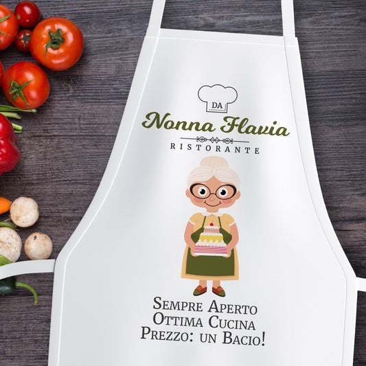 Grembiule da cucina per i Nonni
