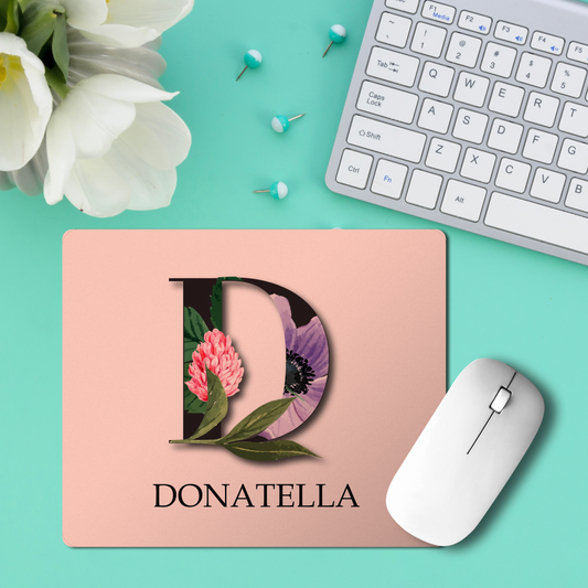 Mousepad Iniziali Flowers