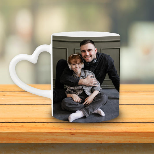 Tazza con manico cuore
