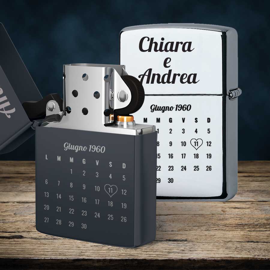 Regali con calendario "Save the Date"