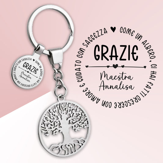 Portachiavi Maestra "Albero della Vita"