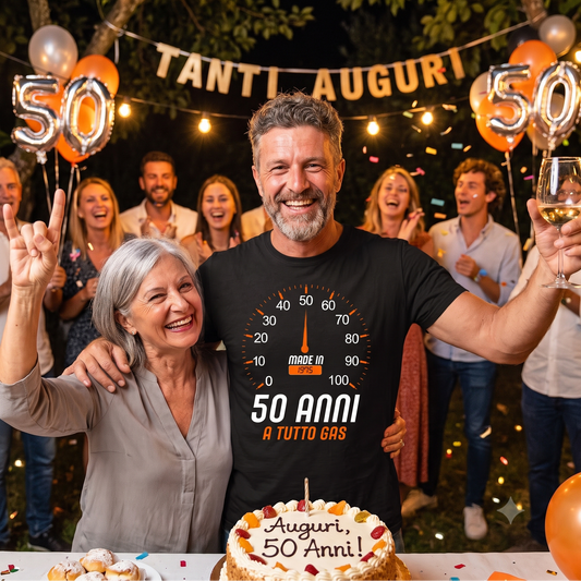 T-shirt Compleanno "Tachimetro"