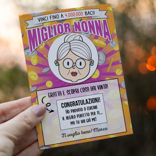 Gratta e vinci "Miglior Nonna"