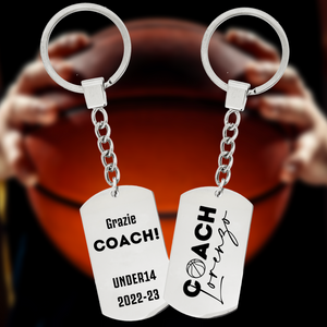 Portachiavi Tag COACH Basket