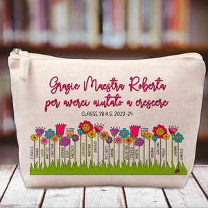 Pochette "Prato Fiorito" maestra con nomi dei bambini