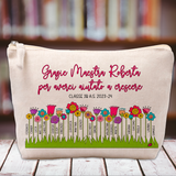 Pochette "Prato Fiorito" maestra con nomi dei bambini