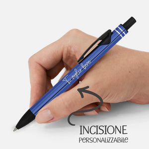 Penna personalizzabile con clip nera