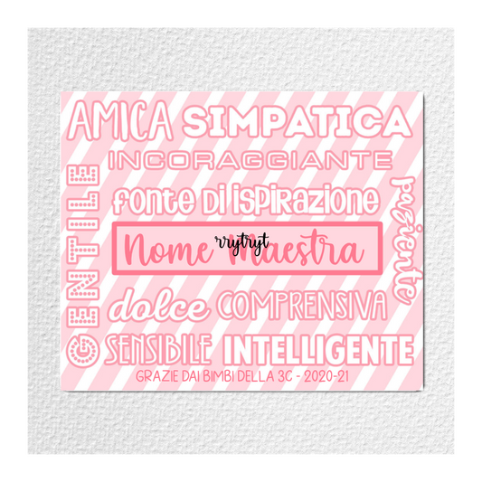Mousepad per la Maestra