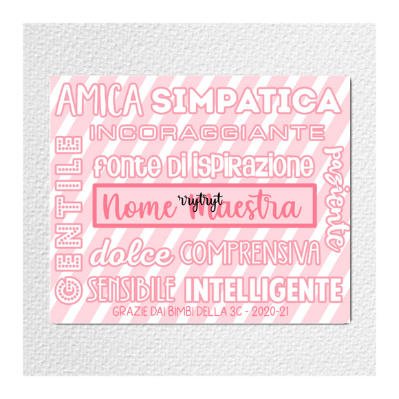 Mousepad per la Maestra