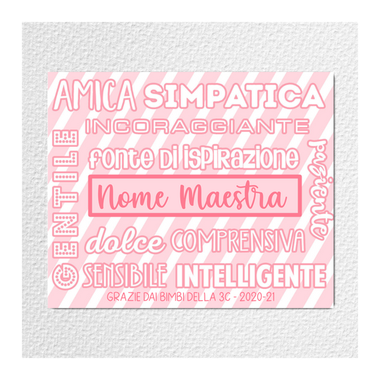 Mousepad per la Maestra