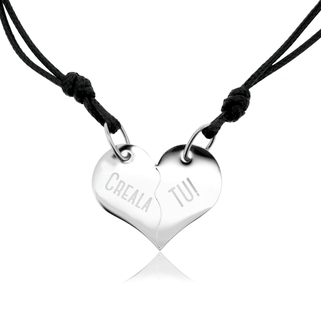 Coppia ciondoli cuore spezzato ME2YOU