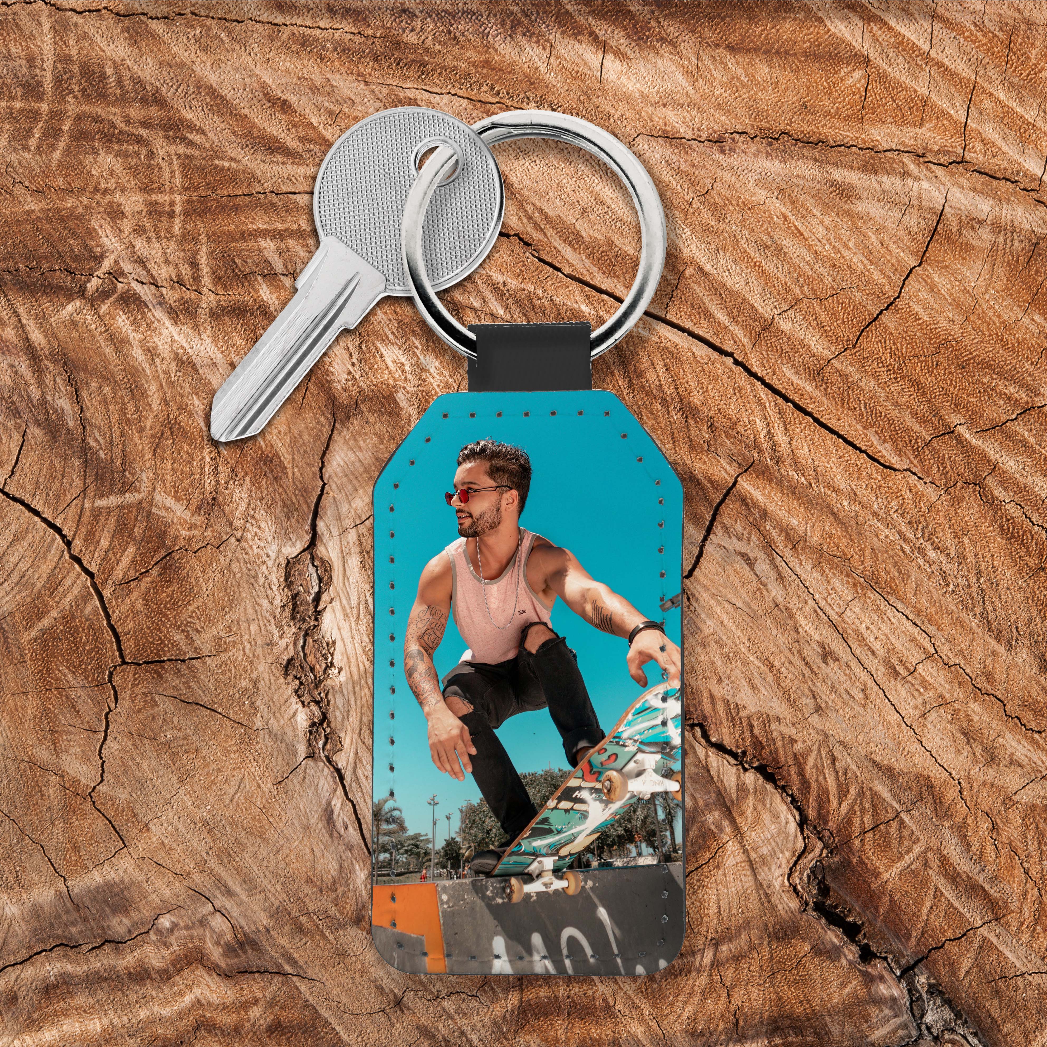 IBera Portachiavi Personalizzato Con Testo | Regalo Originale Per Tornei, Amici, Famiglia E Partner | Finitura Premium Con Anello Portachiavi