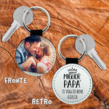 Portachiavi Tondo Ecopelle PAPÀ