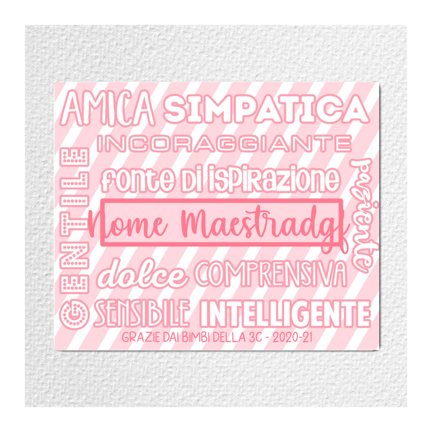 Mousepad per la Maestra