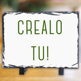 Foto su Pietra Rettangolare Media