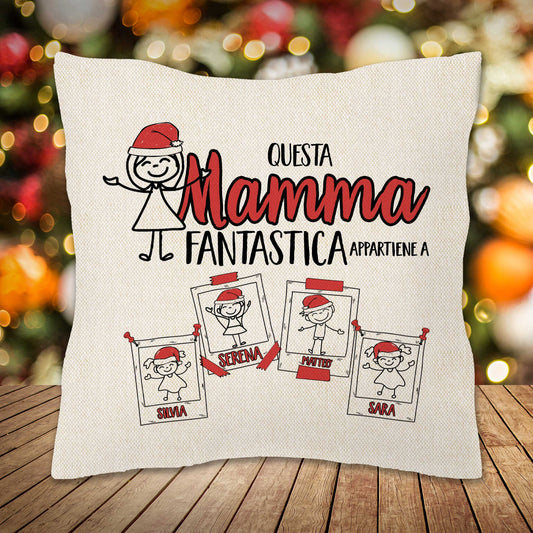 Cuscino Canvas Appartiene a...CHRISTMAS