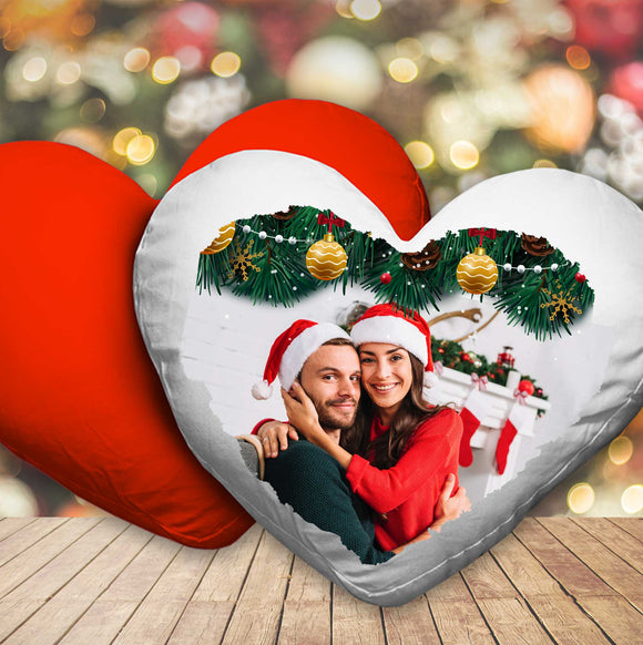 Cuscino Cuore Natale