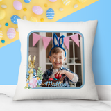 Cuscino Pasqua Bunny con foto