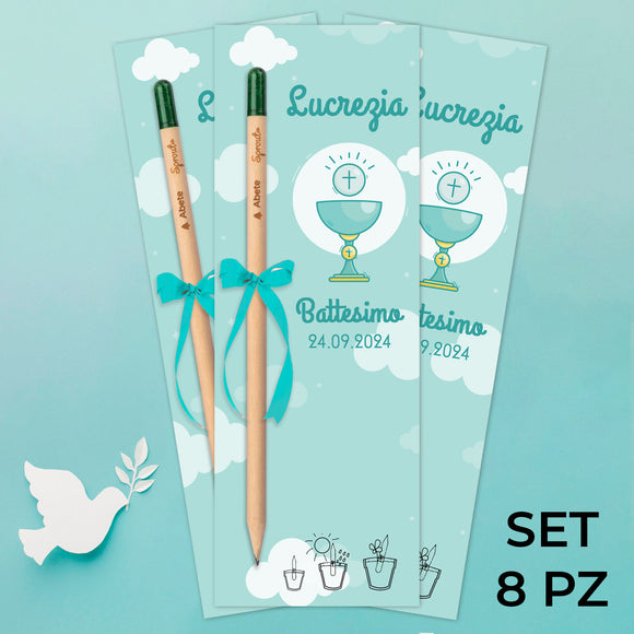 8 Bomboniere con matita piantabile Sprout - Battesimo – EMISFERO Shop