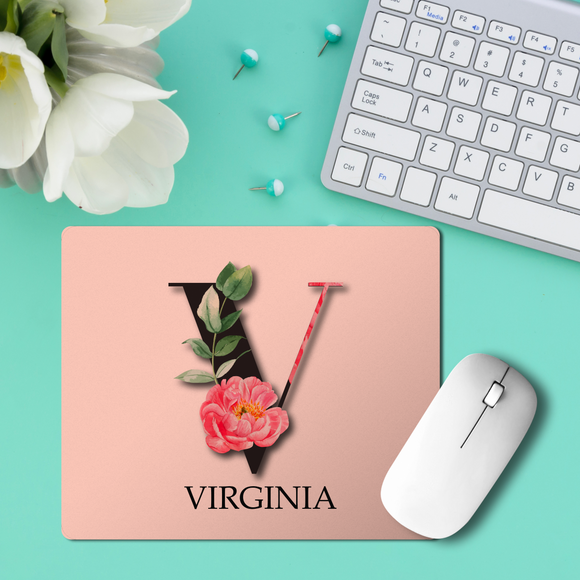 Mousepad Iniziali Flowers