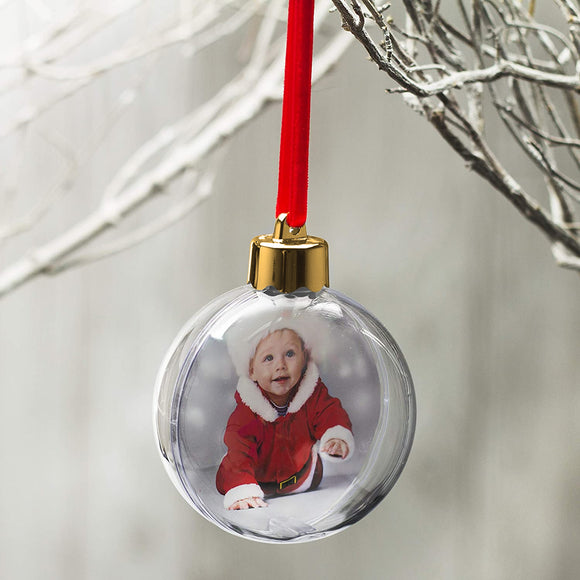 Pallina di Natale con foto