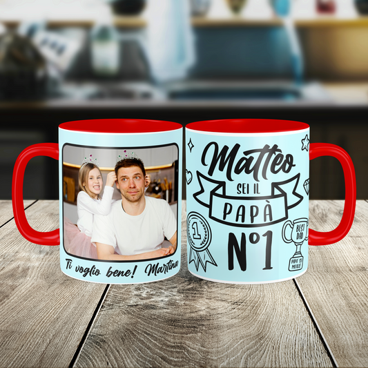 Tazza "Papà sei il N°1"