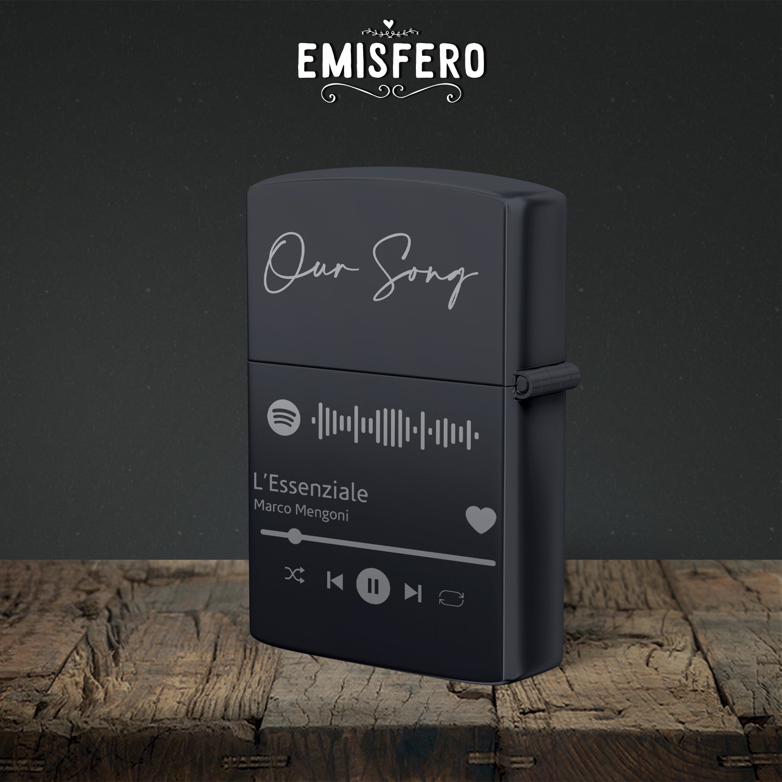 Accendino Our Song Spotify – EMISFERO Shop