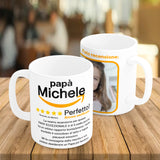 Tazza "Recensione Papà"