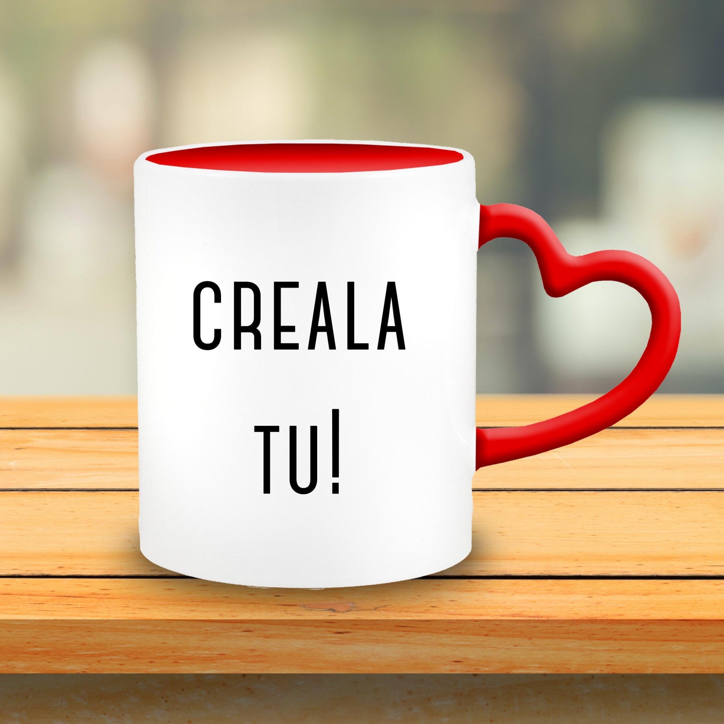 Tazza con manico cuore
