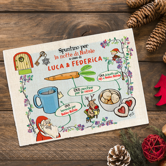 Tovaglietta spuntino per la notte di Natale