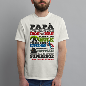 T-Shirt Papà supereroe